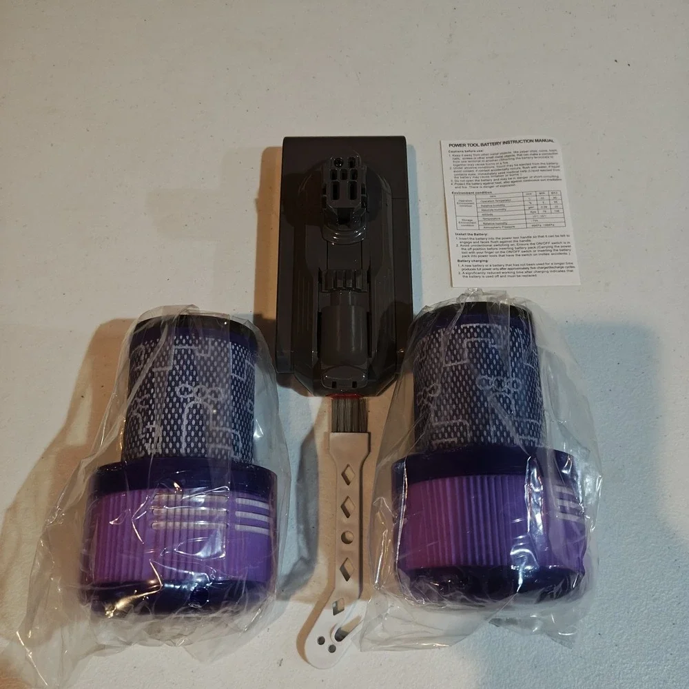 Qwenoer 3500mAh 25.2V Replacement for DYS V12 Battery Vacuum Cleaner G3